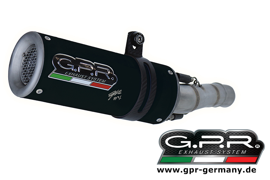 GPR M3 EVO4 BLACK TITANIUM  SUZUKI GSX-S 1000 2015/17 KOMPLETTANLAGE